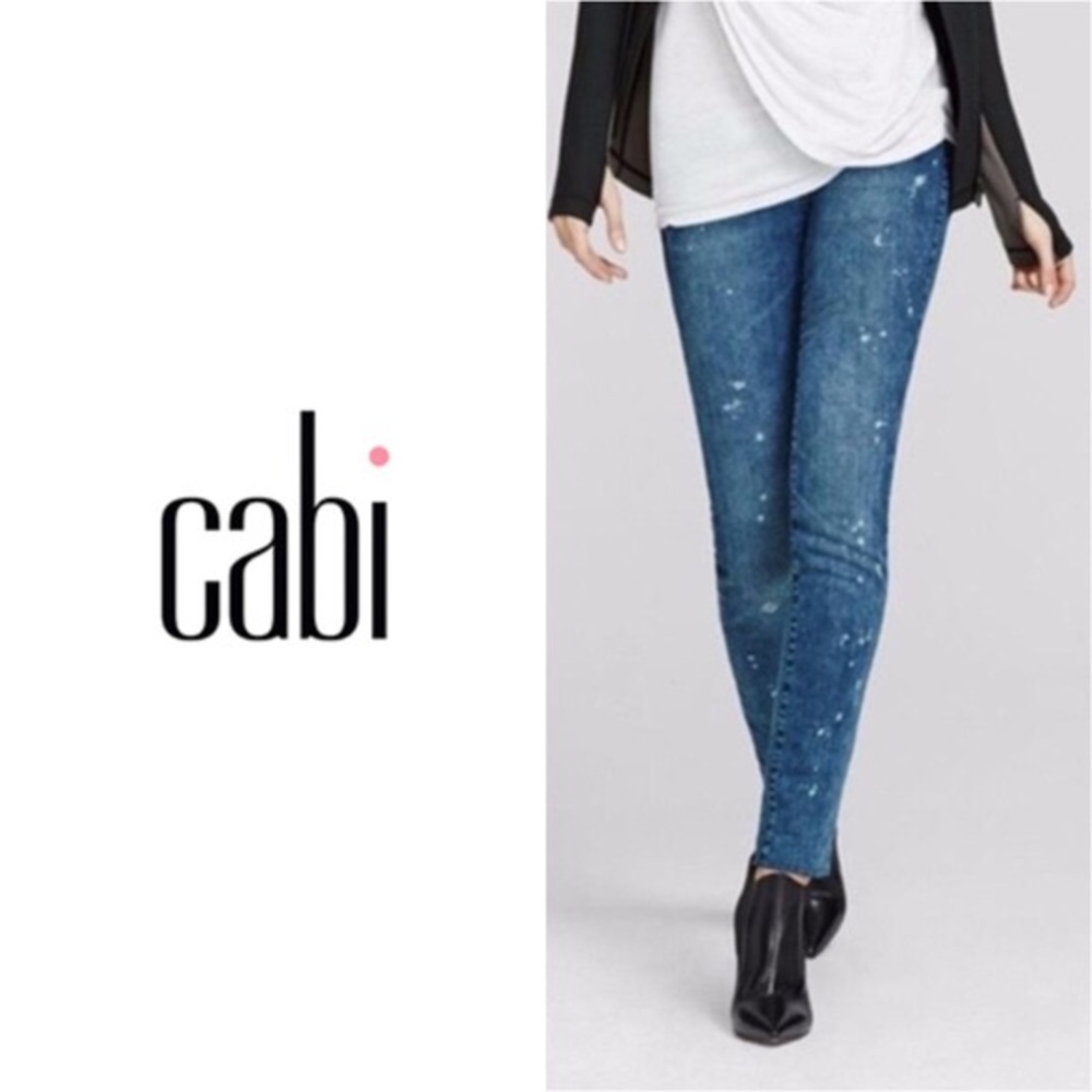CAbi Constellation Wash Skinny Jeans #920
